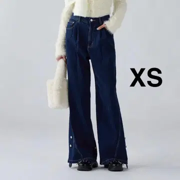 GU rokh 청바지 데님 팬츠 XS BLUE