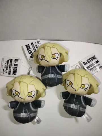 Dr.STONE 닥터스톤 뜨개질 인형풍 마스코트 스탠리 3종