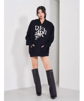 darich D 베어 빅 후디 후드티 블랙