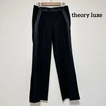 [ 새상품급 ] theory luxe 실크 혼방 슬랙스 테이퍼드 팬츠 M