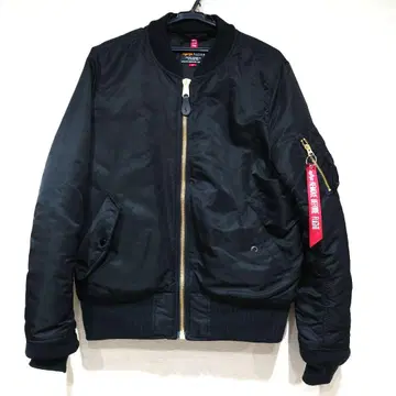ALPHA INDUSTRIES MA-1 블랙 자켓 M