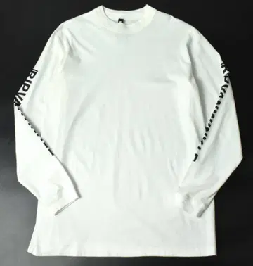 25SS 미사용 립윈클 프린트 롱 슬리브 롱 T S 화이트