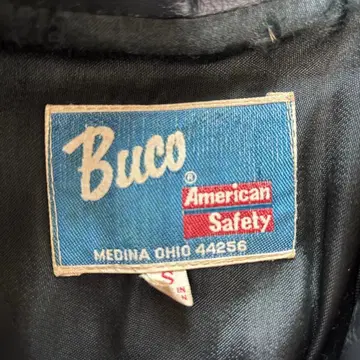 Buco 블랙 가죽 싱글 라이더 자켓 빈티지