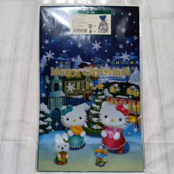2005년 헤이세이 레트로 키티 미미 크리스마스 랩핑 기프트 백