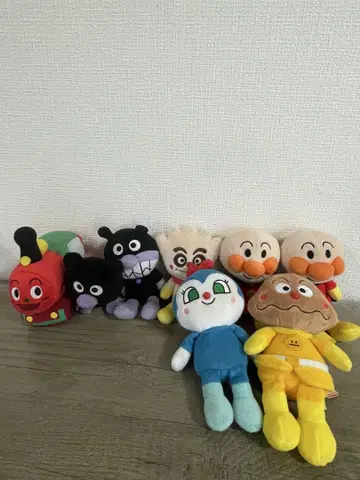 호빵맨 봉제 인형 세트