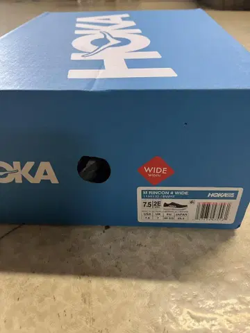 호카오네오네 린콘 4 와이드 블랙 25.5cm 2E 상당