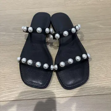 아메리칸 홀릭 펄 샌들 블랙 S 사이즈