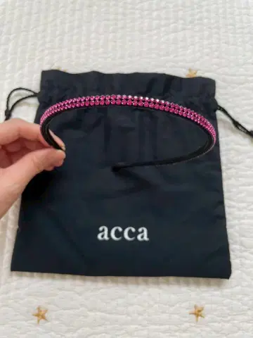 acca 헤어밴드 머리띠 핑크 계열