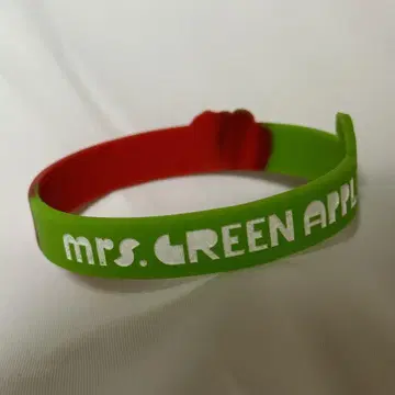 Mrs. GREEN APPLE 러버 밴드 빨간색 글리터