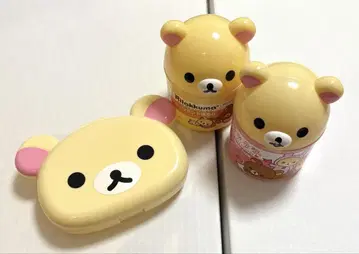 코리락쿠마 껌 보틀 빈 용기 페이스형 케이스