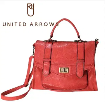UNITED ARROWS 포인트 컬러 잡화 빨간색 2WAY 숄더백