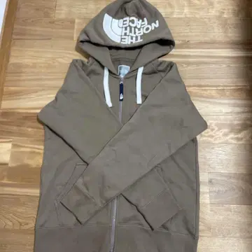 THE NORTH FACE 베이지 후드티 풀 집업 L