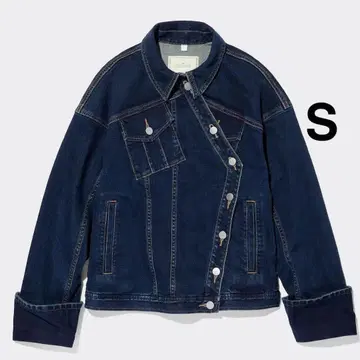GU rokh 데님 블루종 S BLUE