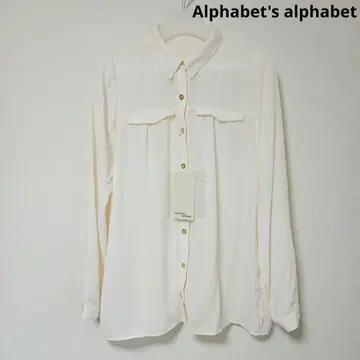 Alphabet's alphabet 긴팔 시어 블라우스