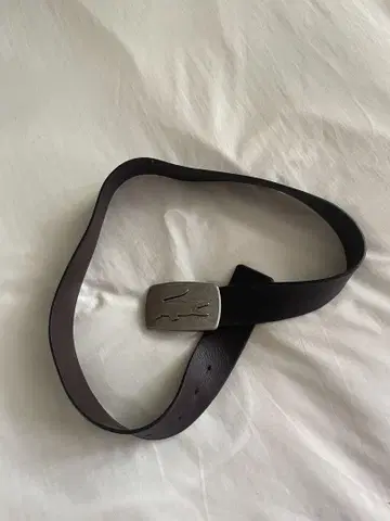라코스테 천연 가죽 벨트