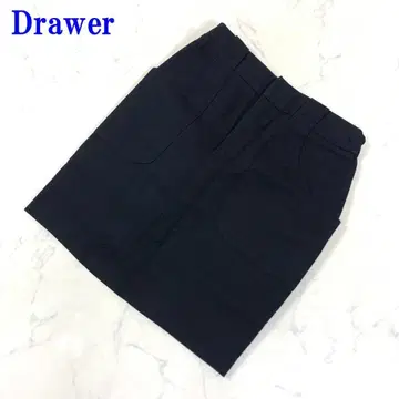 Drawer 드로어 스커트 블랙 코튼 100% 36 C2834