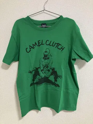 라멘맨 CAMEL CLUTCH T셔츠 L 사이즈 그린