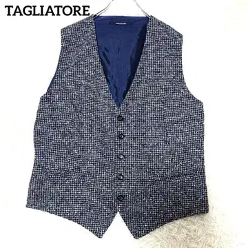 새상품급 근년 TAGLIATORE 베스트 트위드 린넨 나일론 XL