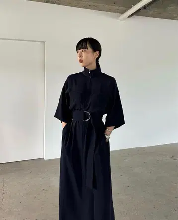 CLANE 하프 집 밀리터리 원피스 사이즈 1