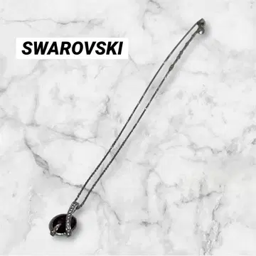 새상품급 스와로브스키 컬러 스톤 색석 큐빅 목걸이 실버