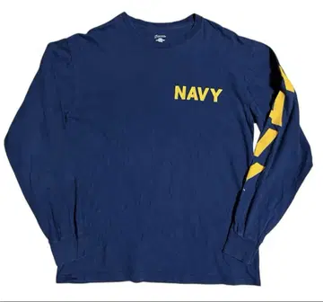 빈티지 navy 미군 M Soffe 네이비 긴팔 셔츠