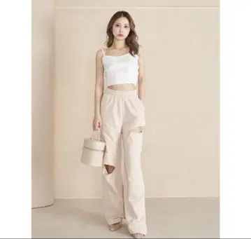 다리치 컷오프 맨투맨 팬츠