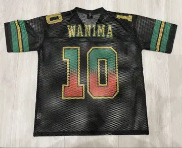 WANIMA football shirt 블랙 S/M