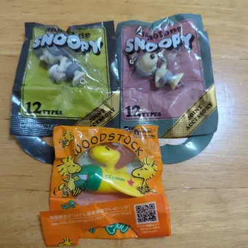 스누피 우드스탁 키링과 마그넷