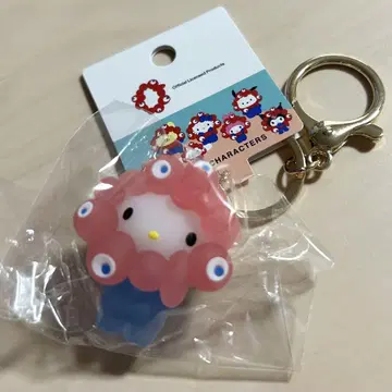산리오 미야쿠미야쿠 클리어 키링 헬로키티