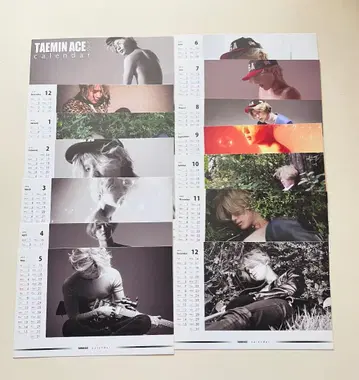 SHINee 태민 ACE 달력 엽서 세트