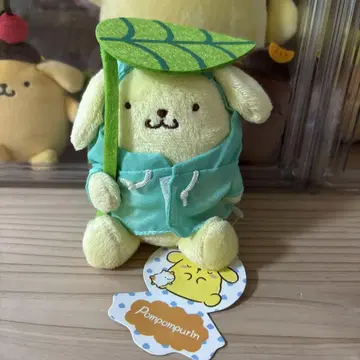 [ 새상품 택 포함 ] 폼폼푸딩 민트 레인코트 마스코트