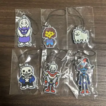 [미사용 새상품] undertale 러버 스트랩 6종 컴프 세트