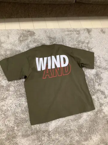 Champion WIND AND SEA 티셔츠 L 사이즈 올리브