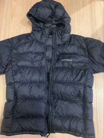 montbell 라이트 알파인 다운 후드티 블랙 XL