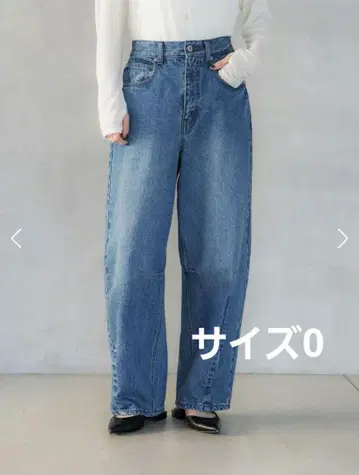 crewre 소프트 커비 데님 팬츠 사이즈 0 washed blue
