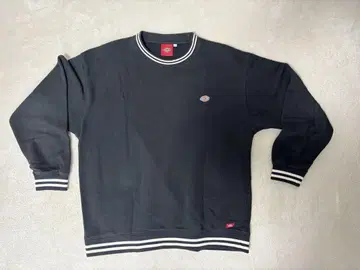 Dickies/디키즈 블랙 원포인트 로고 맨투맨