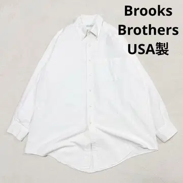 컨디션 최상 브룩스브라더스 USA 옥스퍼드 수피마 코튼 화이트 L