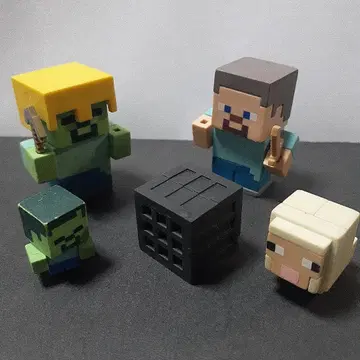 Minecraft 캐릭터 피규어 4개 세트