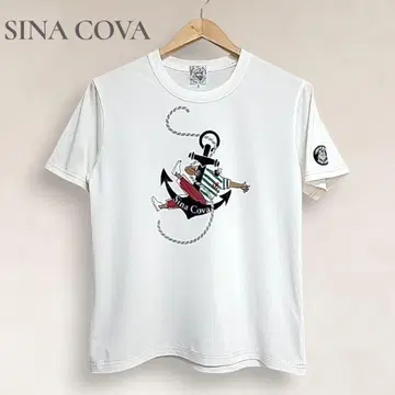 시나코바 SINA COVA 반팔 셔츠 화이트 M 사이즈