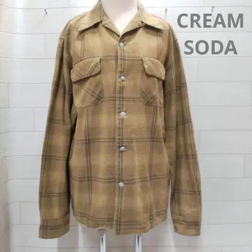 CREAM SODA 긴팔 체크 셔츠 L 사이즈 QJ78