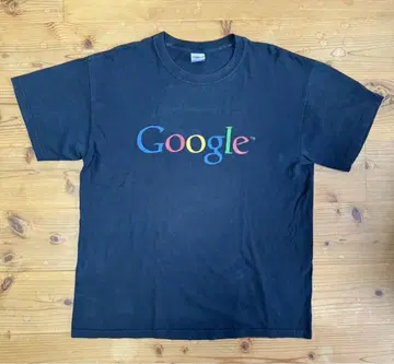 Google T셔츠 블랙 vintage