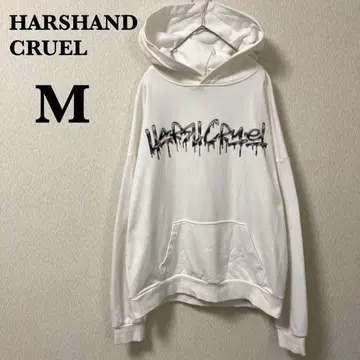 HARSH AND CRUEL 하슈앤크루엘 후드티 화이트 M