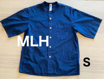 MHL. 마가렛호웰 네이비 반팔 셔츠 S 사이즈