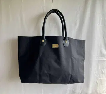 미사용/마리 퀀트 Mary Quant 가죽 핸드 x 비닐 토트백