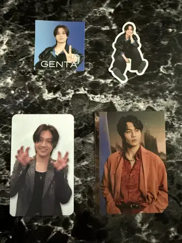GENTA 스티커 포트레이트 사진 세트