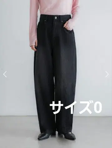 crewre 소프트 카비 데님 팬츠 사이즈 0 vintageblack