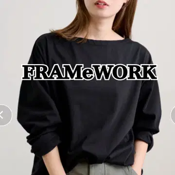 FRAMeWORK 프레임워크 23aw 보트넥 롱Tee