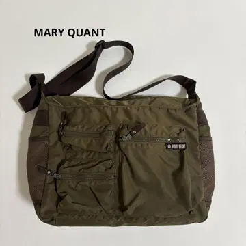 새상품급 MARY QUANT 마리콴트 바디백 숄더백 카키