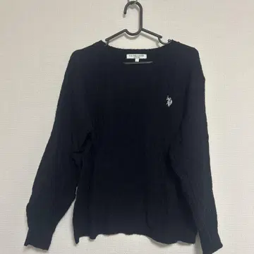 U.S. POLO ASSN. 네이비 케이블 니트 L 사이즈