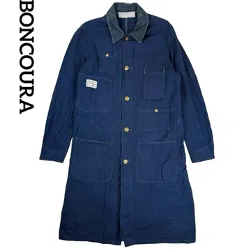 BONCOURA 본쿠라 데님 샵코트 사이즈 38 골드 버튼